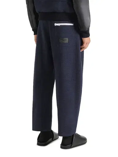 Givenchy Men's Couture Seam Joggers in Wool with Piping Detail - Dark Navy | Thumbnail 2 Givenchy Men's Couture Seam Joggers in Wool with Piping Detail - Dark Navy | Thumbnail 2