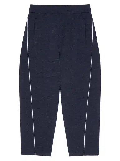 Givenchy Men's Couture Seam Joggers in Wool with Piping Detail - Dark Navy | Thumbnail 1 Givenchy Men's Couture Seam Joggers in Wool with Piping Detail - Dark Navy | Thumbnail 1