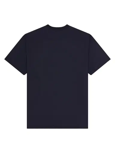 Givenchy Men's T-Shirt in Cotton and Silk with Paris Jacquard - Dark Navy | Thumbnail 2 Givenchy Men's T-Shirt in Cotton and Silk with Paris Jacquard - Dark Navy | Thumbnail 2