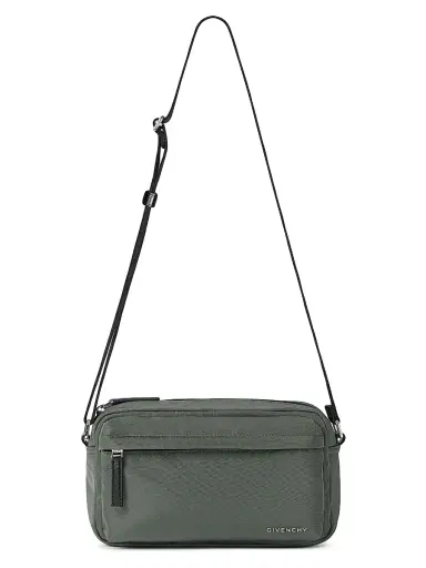 Givenchy Men's Essential U Crossbody Bag in Nylon - Salvia | Thumbnail 1 Givenchy Men's Essential U Crossbody Bag in Nylon - Salvia | Thumbnail 1