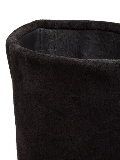 Balmain Women's Anthem 75MM Suede Knee-High Boots - Noir | Thumbnail 6 Balmain Women's Anthem 75MM Suede Knee-High Boots - Noir | Thumbnail 6