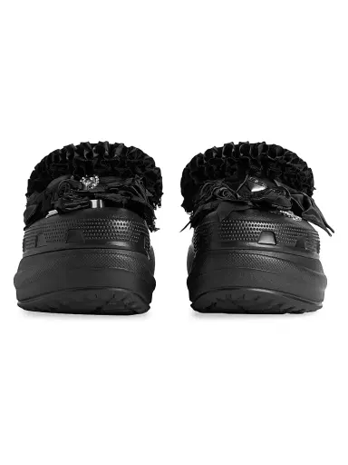Balenciaga Women's Crocsa Jibbitza Mules - Black - Size 11 | Thumbnail 4 Balenciaga Women's Crocsa Jibbitza Mules - Black - Size 11 | Thumbnail 4