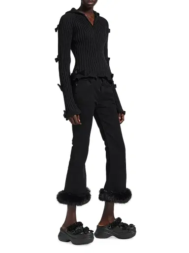 Balenciaga Women's Crocsa Jibbitza Mules - Black - Size 11 | Thumbnail 8 Balenciaga Women's Crocsa Jibbitza Mules - Black - Size 11 | Thumbnail 8