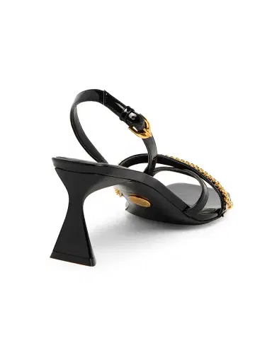 Stella McCartney Women's Elsa 65MM Vegetarian-Friendly Patent Leather Chain Sandals | Thumbnail 3 Stella McCartney Women's Elsa 65MM Vegetarian-Friendly Patent Leather Chain Sandals | Thumbnail 3