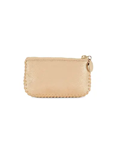 Stella McCartney Women's Falabella Key Pouch - Gold | Thumbnail 3 Stella McCartney Women's Falabella Key Pouch - Gold | Thumbnail 3