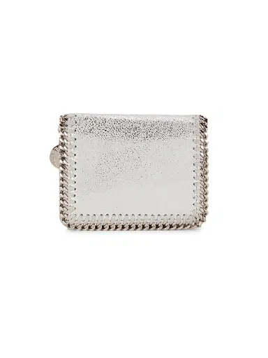 Stella McCartney Women's Falabella Bi-Fold Wallet - Silver | Thumbnail 1 Stella McCartney Women's Falabella Bi-Fold Wallet - Silver | Thumbnail 1