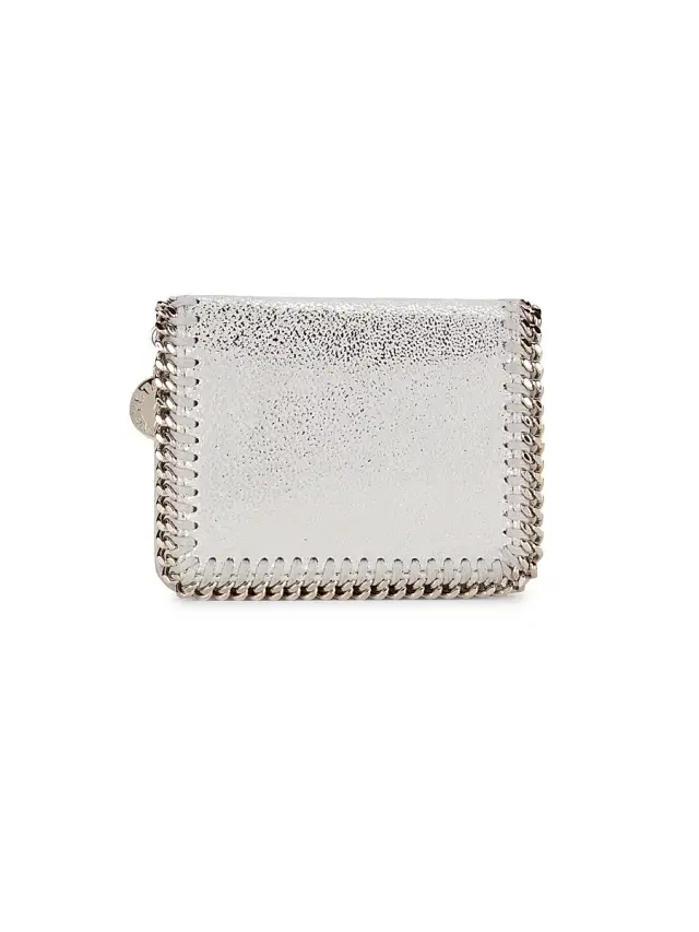 Women's Falabella Bi-Fold Wallet - Silver Women's Falabella Bi-Fold Wallet - Silver