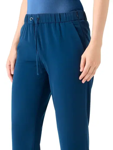 Akris punto Women's Mike Laser-Cut Crêpe Drawstring Pants | Thumbnail 5 Akris punto Women's Mike Laser-Cut Crêpe Drawstring Pants | Thumbnail 5