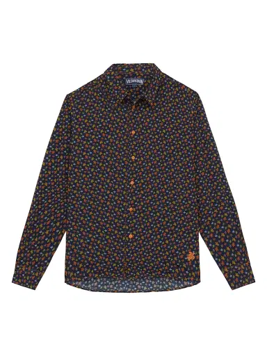 Vilebrequin Men's Ronde Des Tortues Button-Front Shirt | Thumbnail 1 Vilebrequin Men's Ronde Des Tortues Button-Front Shirt | Thumbnail 1