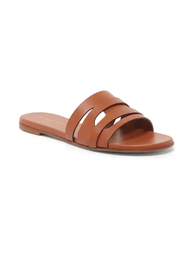 Gianvito Rossi Women's Havana Leather Slides - Havana Sandals | Thumbnail 2 Gianvito Rossi Women's Havana Leather Slides - Havana Sandals | Thumbnail 2