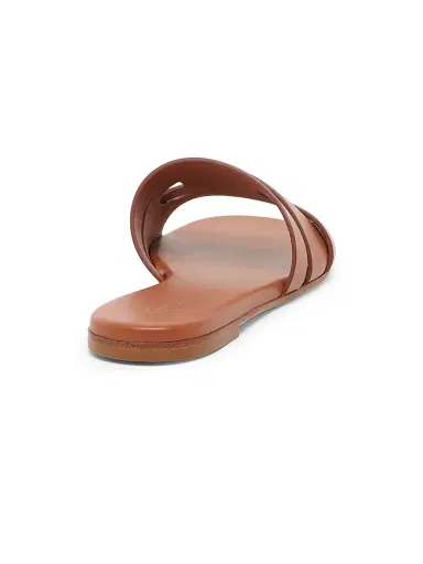 Gianvito Rossi Women's Havana Leather Slides - Havana Sandals | Thumbnail 3 Gianvito Rossi Women's Havana Leather Slides - Havana Sandals | Thumbnail 3