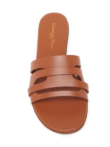 Gianvito Rossi Women's Havana Leather Slides - Havana Sandals | Thumbnail 4 Gianvito Rossi Women's Havana Leather Slides - Havana Sandals | Thumbnail 4