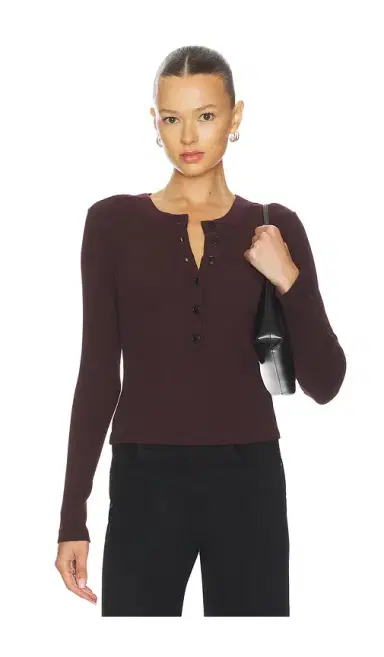 Citizens of Humanity Varra Henley Top | Thumbnail 1 Citizens of Humanity Varra Henley Top | Thumbnail 1