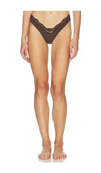 Skims Fits Everybody Lace Dip Thong | Thumbnail 1 Skims Fits Everybody Lace Dip Thong | Thumbnail 1