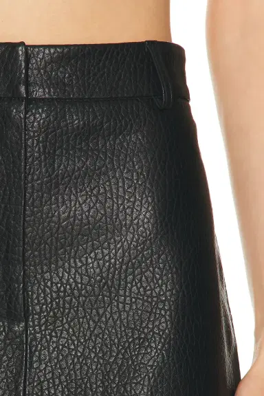 AEXAE Leather Pebble Mini Skirt | Thumbnail 8 AEXAE Leather Pebble Mini Skirt | Thumbnail 8