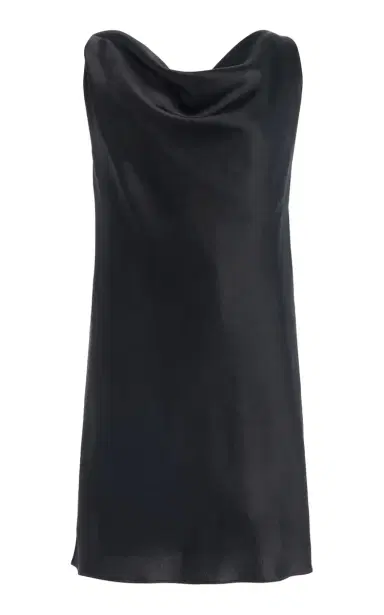 LESET Barb Cowl Satin Mini Dress | Thumbnail 1 LESET Barb Cowl Satin Mini Dress | Thumbnail 1