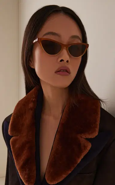 Bottega Veneta Cat-Eye Acetate Sunglasses | Thumbnail 2 Bottega Veneta Cat-Eye Acetate Sunglasses | Thumbnail 2