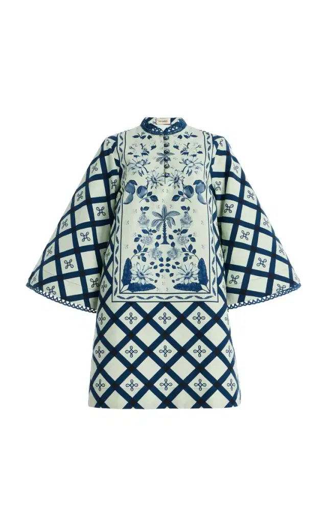 Cotton-Hemp Mini Kaftan Dress Cotton-Hemp Mini Kaftan Dress
