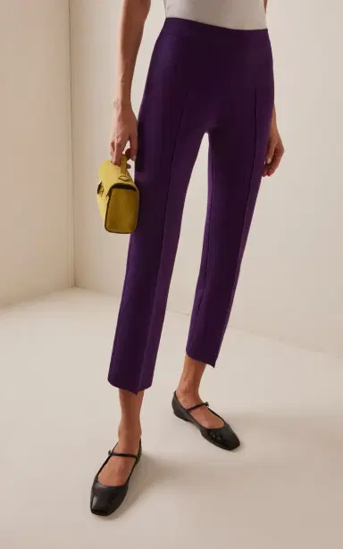 High Sport Louis Wool-Blend Knit Cropped Pants | Thumbnail 4 High Sport Louis Wool-Blend Knit Cropped Pants | Thumbnail 4