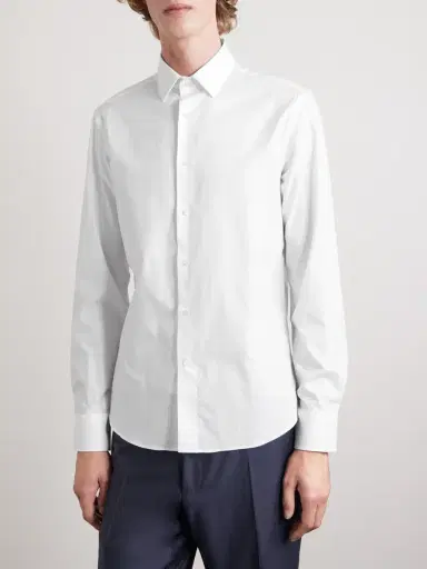 Canali Impeccabile Cutaway-Collar Cotton-Poplin Shirt - Men | Thumbnail 2 Canali Impeccabile Cutaway-Collar Cotton-Poplin Shirt - Men | Thumbnail 2