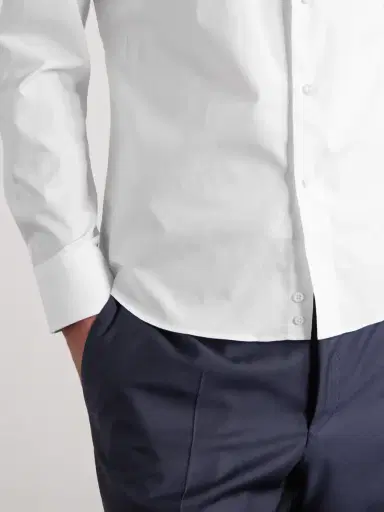 Canali Impeccabile Cutaway-Collar Cotton-Poplin Shirt - Men | Thumbnail 4 Canali Impeccabile Cutaway-Collar Cotton-Poplin Shirt - Men | Thumbnail 4