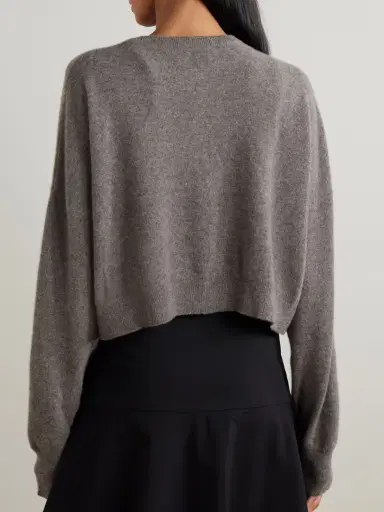 St. Agni Cropped Cashmere Cardigan | Thumbnail 3 St. Agni Cropped Cashmere Cardigan | Thumbnail 3