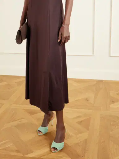 Manolo Blahnik Pirua 70 Suede Mules | Thumbnail 2 Manolo Blahnik Pirua 70 Suede Mules | Thumbnail 2
