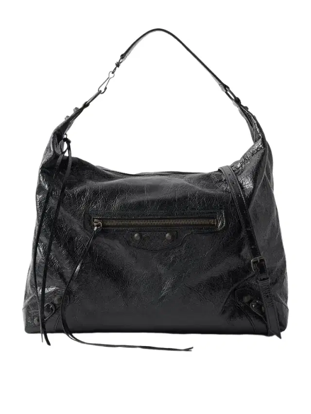 Le City Medium Embellished Textured-leather Shoulder Bag Le City Medium Embellished Textured-leather Shoulder Bag