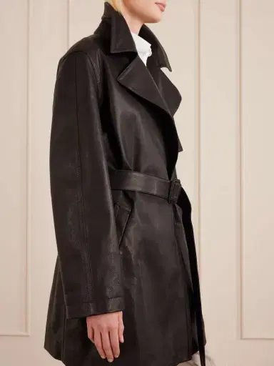 The Row Siempra Belted Leather Trench Coat | Thumbnail 5 The Row Siempra Belted Leather Trench Coat | Thumbnail 5