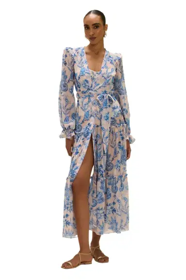 PatBo EDEN ROCK SEASHELL LONG ROBE | Thumbnail 1 PatBo EDEN ROCK SEASHELL LONG ROBE | Thumbnail 1
