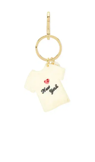 Solar Eclipse Hand-Painted NYC T-Shirt Bag Charm + Keychain | Thumbnail 2 Solar Eclipse Hand-Painted NYC T-Shirt Bag Charm + Keychain | Thumbnail 2