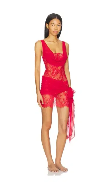 For Love & Lemons Sonja Slip Dress | Thumbnail 2 For Love & Lemons Sonja Slip Dress | Thumbnail 2