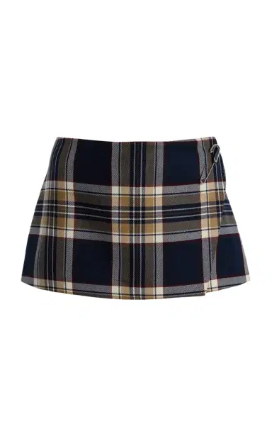 FRAME x Amelia Gray The Checkmate Skirt | Thumbnail 2 FRAME x Amelia Gray The Checkmate Skirt | Thumbnail 2