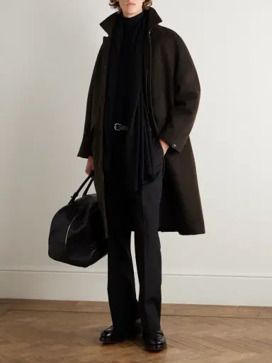 Zegna Cashmere and Silk-Blend Coat - Men | Thumbnail 2 Zegna Cashmere and Silk-Blend Coat - Men | Thumbnail 2