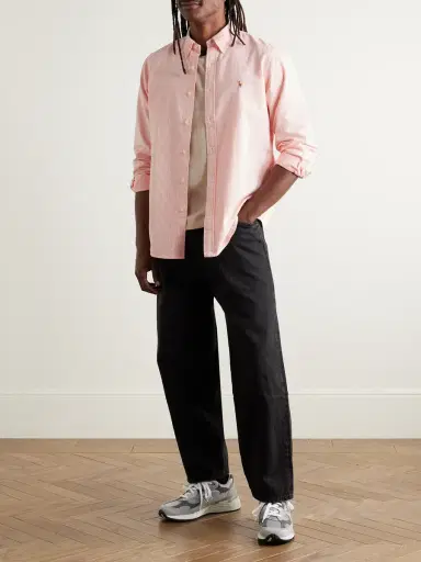Polo Ralph Lauren Button-Down Collar Striped Cotton-Poplin Shirt - Men | Thumbnail 2 Polo Ralph Lauren Button-Down Collar Striped Cotton-Poplin Shirt - Men | Thumbnail 2