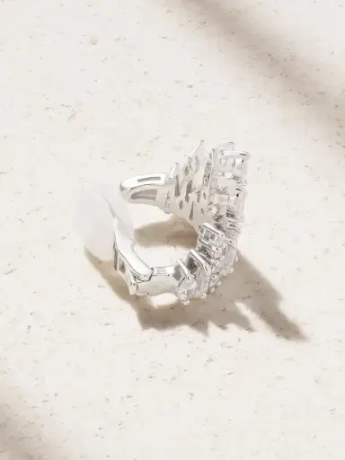 YEPREM 18-karat White Gold Diamond Ear Cuff | Thumbnail 3 YEPREM 18-karat White Gold Diamond Ear Cuff | Thumbnail 3