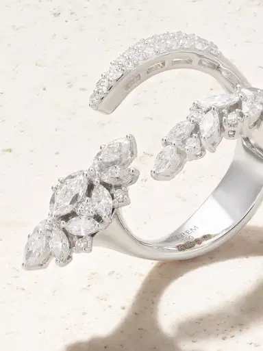 YEPREM 18-karat White Gold Diamond Ring | Thumbnail 4 YEPREM 18-karat White Gold Diamond Ring | Thumbnail 4