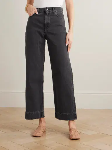 Chloé Frayed High-rise Straight-leg Jeans | Thumbnail 3 Chloé Frayed High-rise Straight-leg Jeans | Thumbnail 3