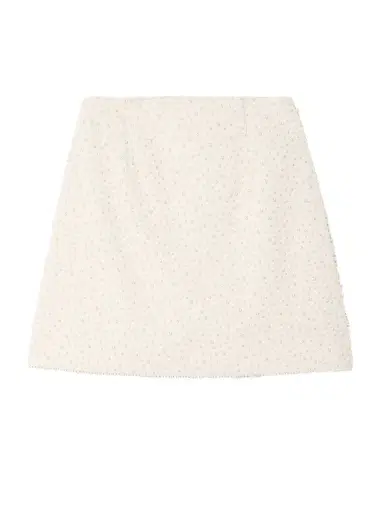 Carolina Herrera Embellished Wool-blend Crepe Mini Skirt | Thumbnail 1 Carolina Herrera Embellished Wool-blend Crepe Mini Skirt | Thumbnail 1