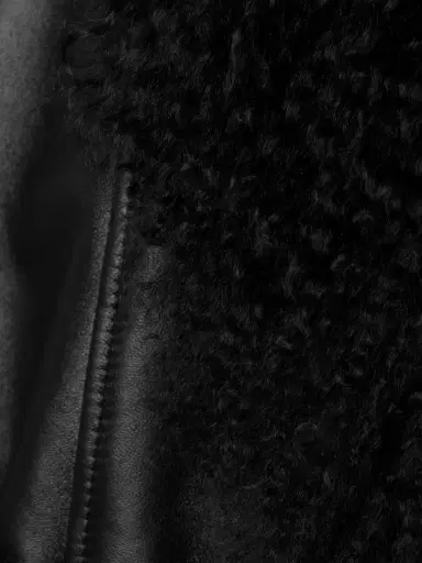 Nili Lotan Sefa Belted Shearling-trimmed Leather Jacket | Thumbnail 5 Nili Lotan Sefa Belted Shearling-trimmed Leather Jacket | Thumbnail 5