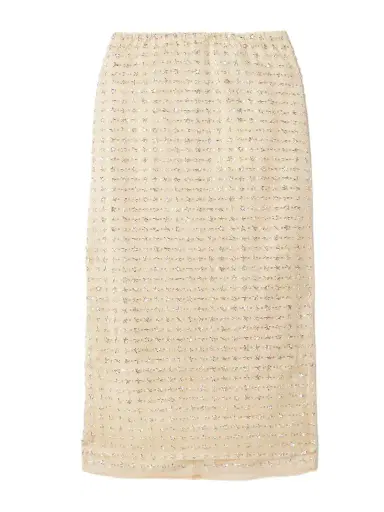 Staud Ciara Layered Embellished Tulle Midi Skirt | Thumbnail 1 Staud Ciara Layered Embellished Tulle Midi Skirt | Thumbnail 1