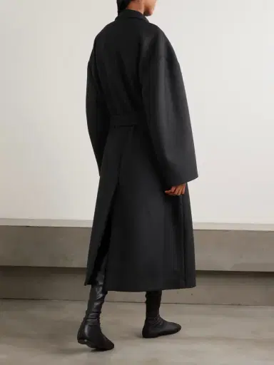 Calvin Klein Collection Beatrice Belted Wool And Cashmere-blend Coat | Thumbnail 3 Calvin Klein Collection Beatrice Belted Wool And Cashmere-blend Coat | Thumbnail 3