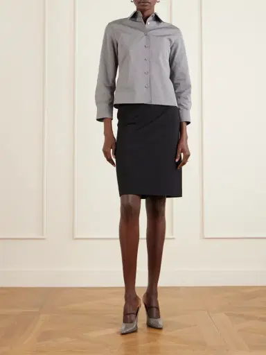 Calvin Klein Collection Luna Satin Skirt | Thumbnail 2 Calvin Klein Collection Luna Satin Skirt | Thumbnail 2