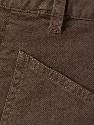 Nili Lotan Shon Brushed Stretch-cotton Twill Barrel-leg Pants | Thumbnail 4 Nili Lotan Shon Brushed Stretch-cotton Twill Barrel-leg Pants | Thumbnail 4