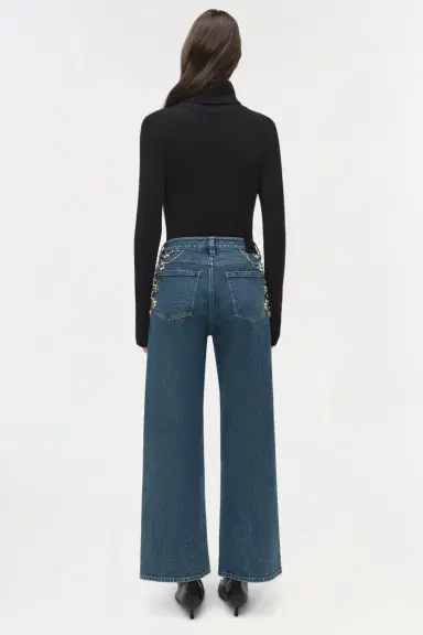 Simkhai Jude Embellished Crop Jean | Thumbnail 5 Simkhai Jude Embellished Crop Jean | Thumbnail 5