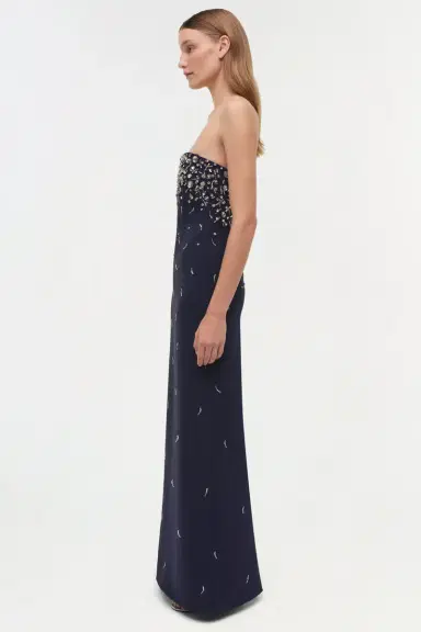 Simkhai Reign Embellished Strapless Gown | Thumbnail 4 Simkhai Reign Embellished Strapless Gown | Thumbnail 4
