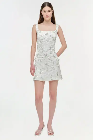 Simkhai Viva Embellished Jaquard Mini Dress | Thumbnail 2 Simkhai Viva Embellished Jaquard Mini Dress | Thumbnail 2