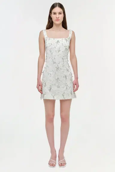 Simkhai Viva Embellished Jaquard Mini Dress | Thumbnail 5 Simkhai Viva Embellished Jaquard Mini Dress | Thumbnail 5