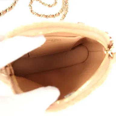 Chanel Chanel Small Coco Crossbody Bag Light Brown Shearling Light Gold Hardware | Thumbnail 8 Chanel Chanel Small Coco Crossbody Bag Light Brown Shearling Light Gold Hardware | Thumbnail 8