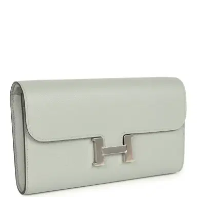 HERMÈS Hermes Constance Wallet To Go Bleu Glacier Evercolor Palladium Hardware | Thumbnail 2 HERMÈS Hermes Constance Wallet To Go Bleu Glacier Evercolor Palladium Hardware | Thumbnail 2